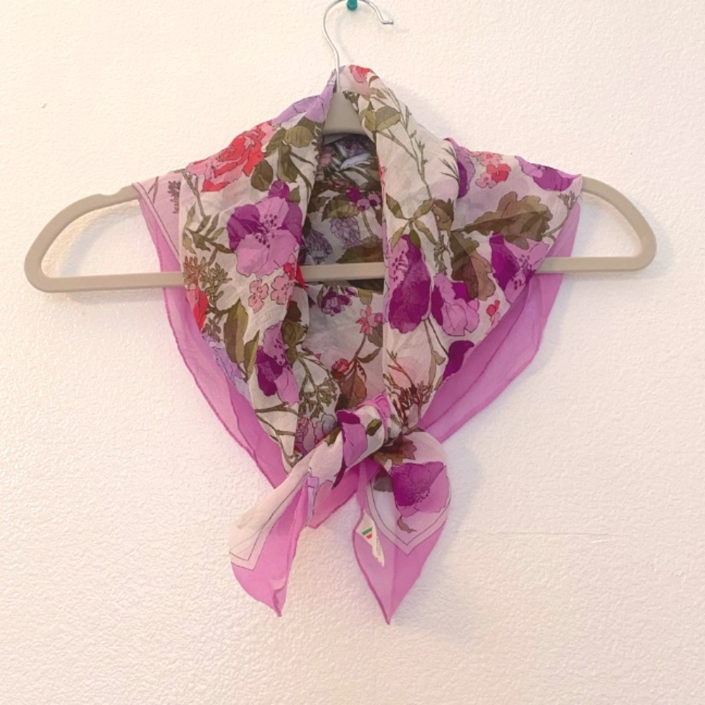 Italian Floral Scarf